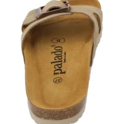 Palado Tinos Premium Leather, Pantoletten, Damen, Beige