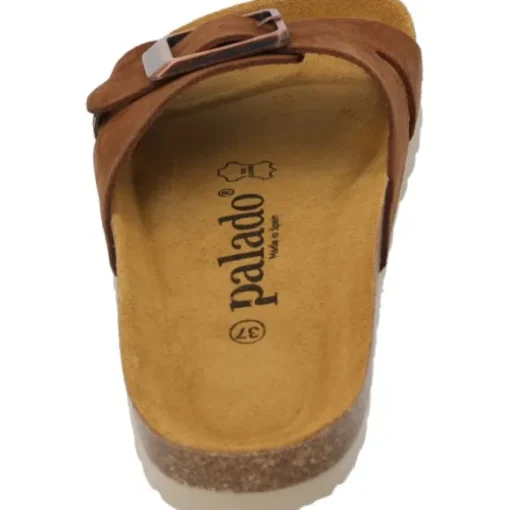 Palado Tinos Premium Leather, Pantoletten, Damen, Braun