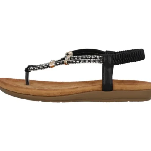 Palado Ugnu by Sila Sahin, Komfort-Sandalen, Damen, Schwarz