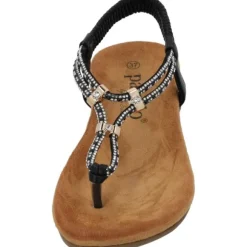 Palado Ugnu by Sila Sahin, Komfort-Sandalen, Damen, Schwarz