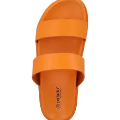 Palado Ulie by Sila Sahin, Plateau-Pantoletten, Damen, Orange