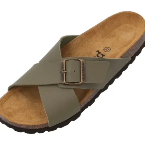 Palado Vanelis, Pantoletten, Damen, Khaki Matt