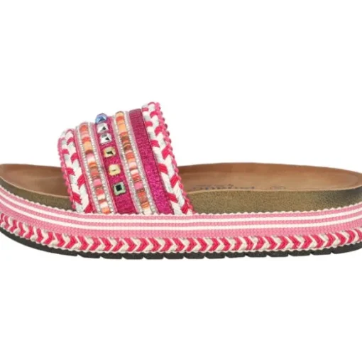 Palado Vaphine by Sila Sahin, Plateau-Pantoletten, Damen, Pink