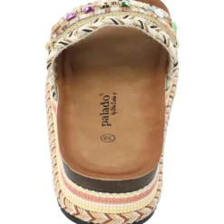 Palado Vaphine by Sila Sahin, Plateau-Pantoletten, Damen, Gold