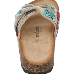 Palado Viha by Sila Sahin, Plateau-Pantoletten, Damen, Beige