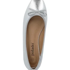 Palado Voso, Ballerinas, Damen, Silber Metallic