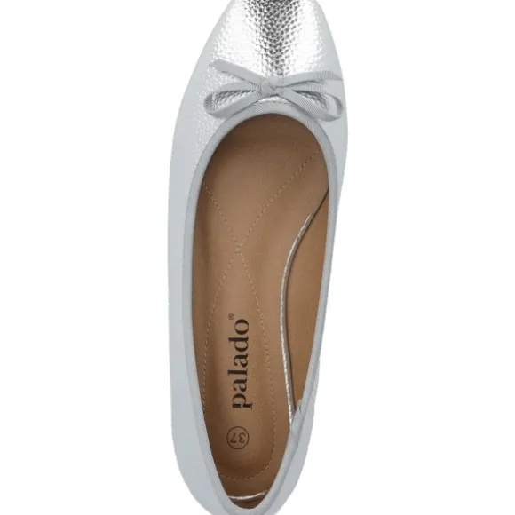 Palado Voso, Ballerinas, Damen, Silber Metallic