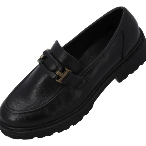 Palado Xesta, Loafers, Damen, Schwarz