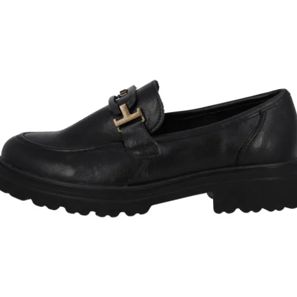 Palado Xesta, Loafers, Damen, Schwarz