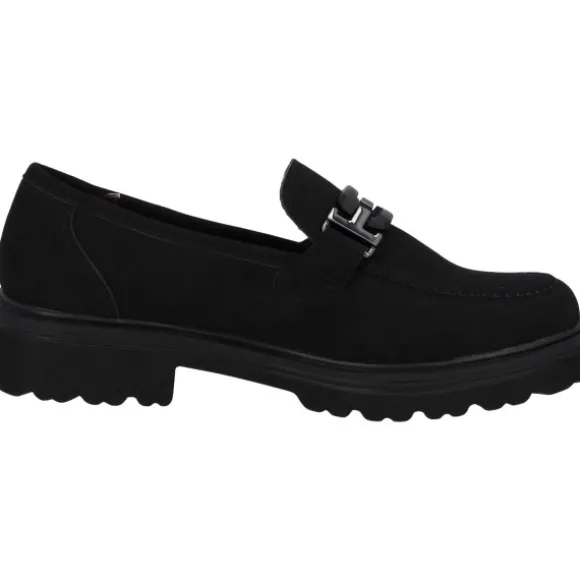 Palado Xesta, Loafers, Damen, Schwarz Samt
