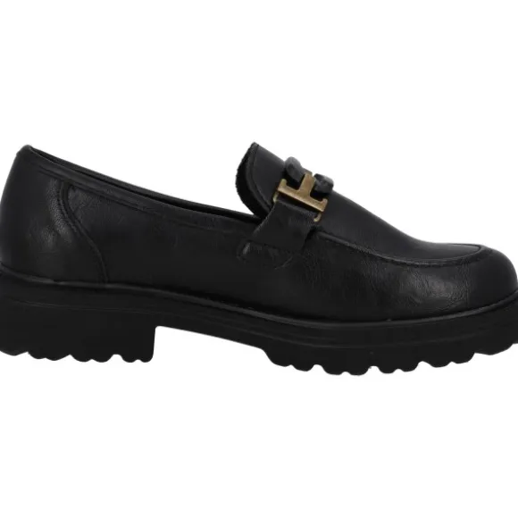 Palado Xesta, Loafers, Damen, Schwarz