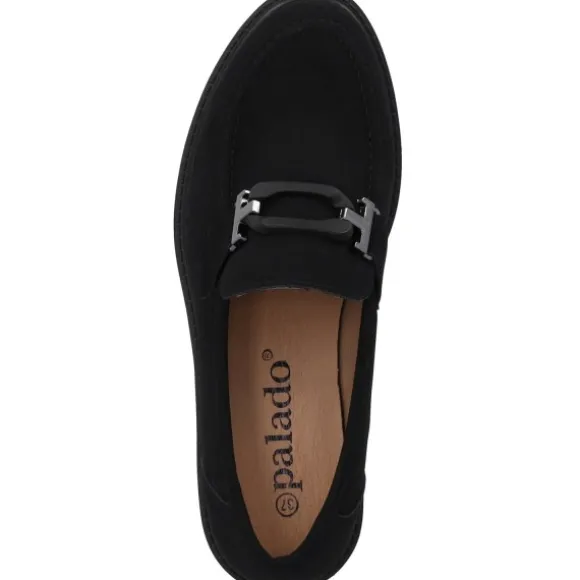 Palado Xesta, Loafers, Damen, Schwarz Samt