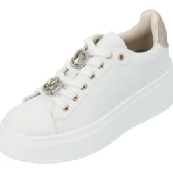 Palado Yellar by Sila Sahin, Sneakers Low, Damen, Weiß/Gold