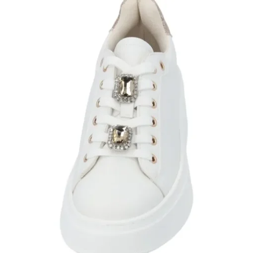 Palado Yellar by Sila Sahin, Sneakers Low, Damen, Weiß/Gold