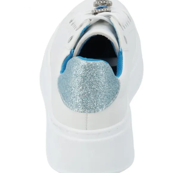 Palado Yellar by Sila Sahin, Sneakers Low, Damen, Weiß/Blau