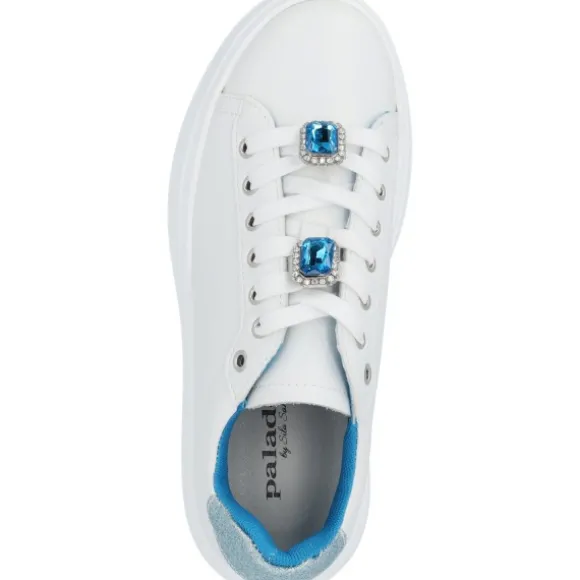 Palado Yellar by Sila Sahin, Sneakers Low, Damen, Weiß/Blau