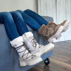 Palado Yeronisos, Winterstiefel, Damen, Beige