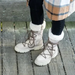 Palado Yeronisos, Winterstiefel, Damen, Beige