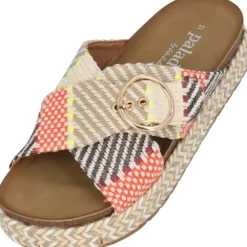 Palado Zurlo by Sila Sahin, Plateau-Pantoletten, Damen, Beige