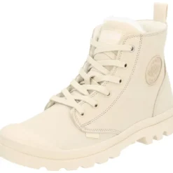 Palladium 95982, Schnürstiefeletten, Damen, Beige