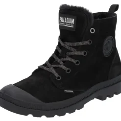 Palladium 95982, Schnürstiefeletten, Damen, Schwarz