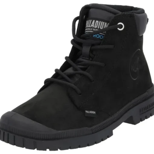 Palladium 77891, Schnürstiefeletten, Damen, Schwarz
