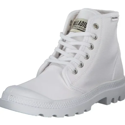 Palladium 75349, Stiefeletten, Damen, Weiß (White)