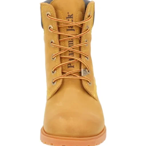 Panama Jack Panama 03 B, Schnürstiefel, Damen, Gelb (Ockergelb)