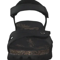 Panama Jack Sulia B, Klassische Sandalen, Damen, Schwarz (Negro Black)