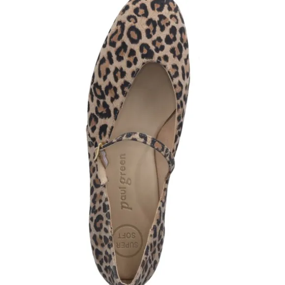 Paul Green 1111, Ballerinas, Damen, leopardino desert