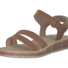 Paul Green 6112, Keilsandaletten, Damen, cuoio