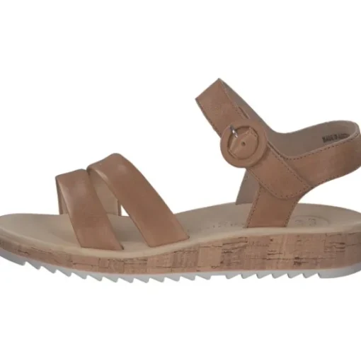 Paul Green 6112, Keilsandaletten, Damen, cuoio