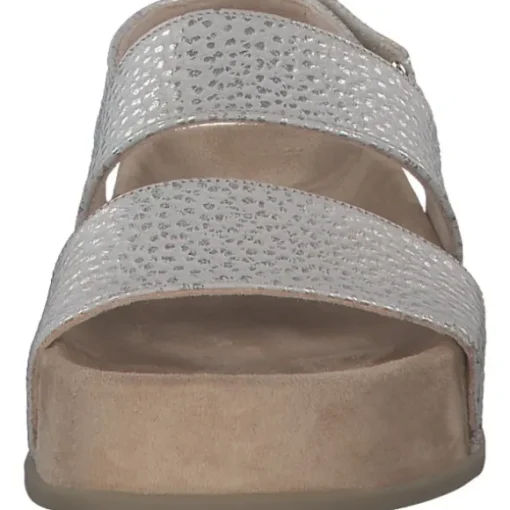 Paul Green 6159, Keilsandaletten, Damen, palegold