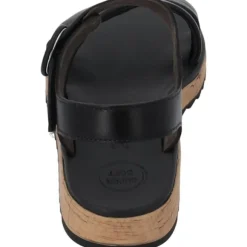 Paul Green 6112, Keilsandaletten, Damen, Schwarz