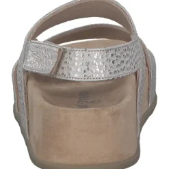 Paul Green 6159, Keilsandaletten, Damen, palegold