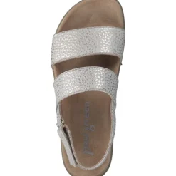 Paul Green 6159, Keilsandaletten, Damen, palegold