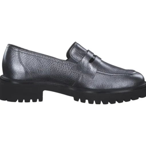 Paul Green 1120-016, Mokassins, Damen, piombo/black