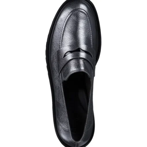 Paul Green 1120-016, Mokassins, Damen, piombo/black
