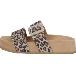 Paul Green 6157, Plateau-Pantoletten, Damen, Beige