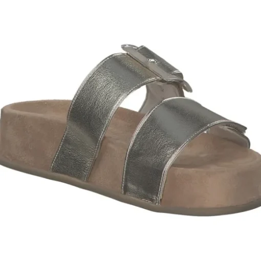 Paul Green 6157, Plateau-Pantoletten, Damen, Platino