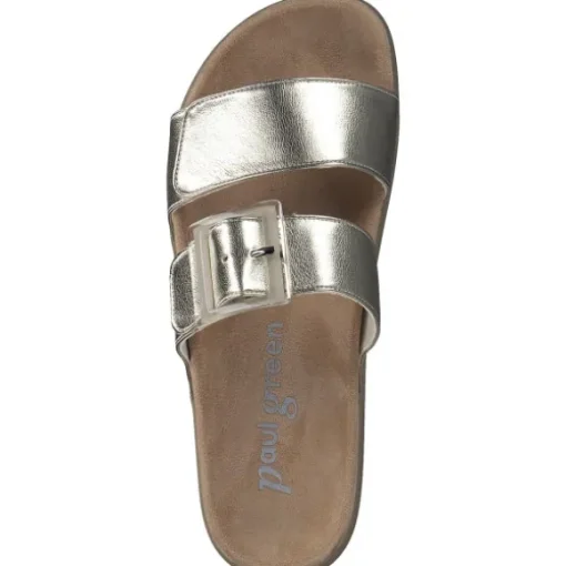 Paul Green 6157, Plateau-Pantoletten, Damen, Platino
