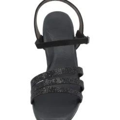Paul Green 6058, Plateau-Sandaletten, Damen, black