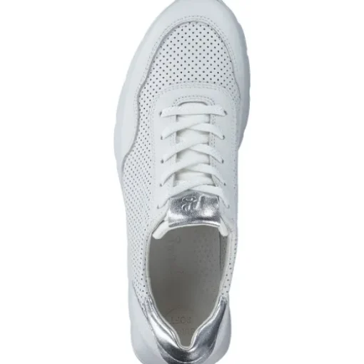 Paul Green 5440, Schnürschuhe, Damen, white/alu