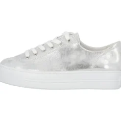 Paul Green 4790, Sneakers Low, Damen, weiß silber metallic