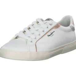 Pepe Jeans PLS31560, Schnürschuhe, Damen, white