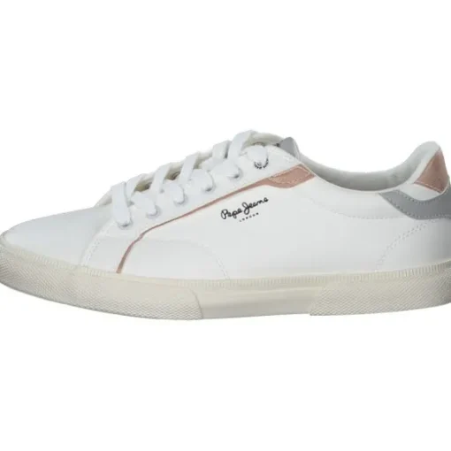 Pepe Jeans PLS31560, Schnürschuhe, Damen, white