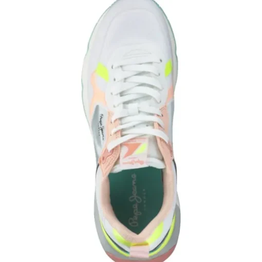 Pepe Jeans PLS31457, Schnürschuhe, Damen, WHITE