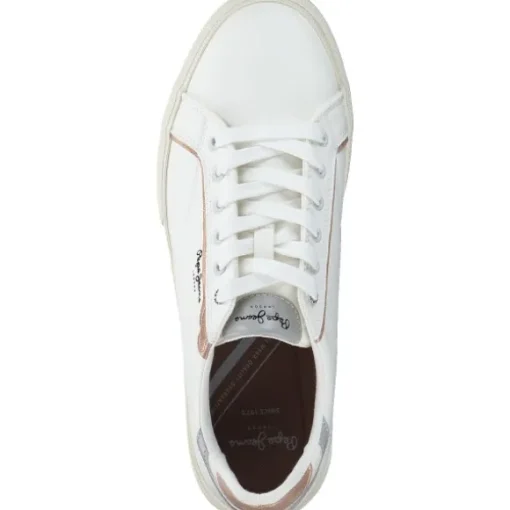 Pepe Jeans PLS31560, Schnürschuhe, Damen, white