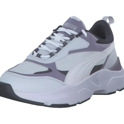 Puma 384647/023 Cassia, Schnürschuhe, Damen, SILVER MIST-PUMA WHITE-GALACTI