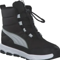 Puma 392647/002 Puma Evolve Boot Puretex J, Winterstiefel, Kinder, Schwarz (Black)